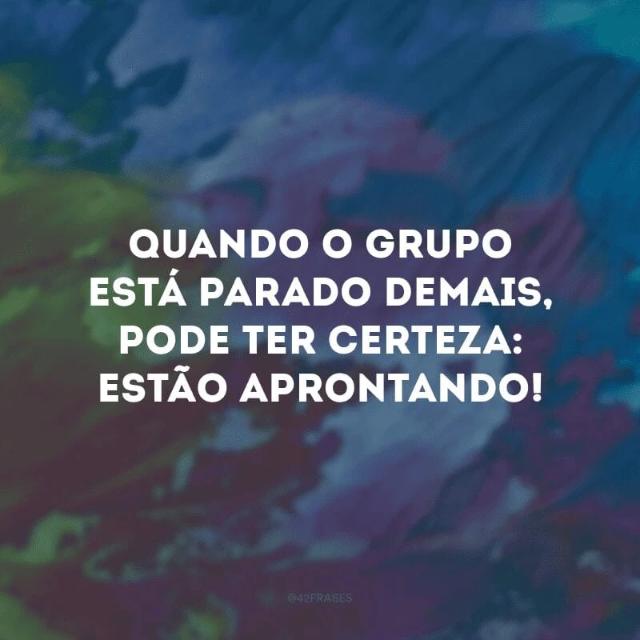 Tudo junto e misturado amigos
