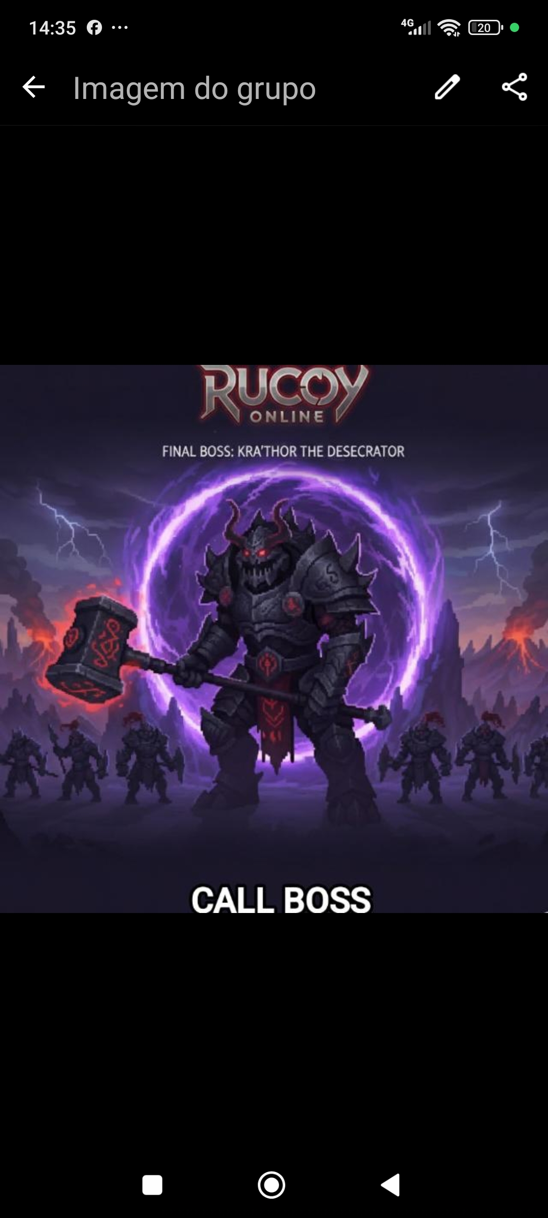 Logo do grupo Call boss rucoy online