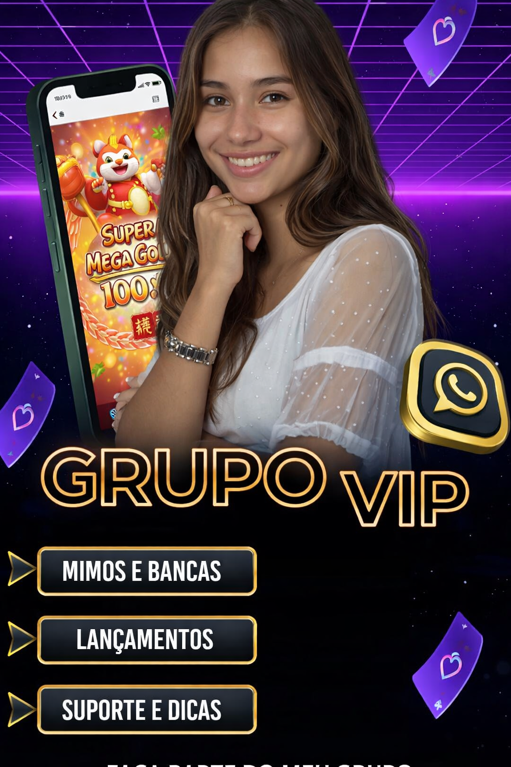 Logo do grupo BIA SLOTS 🍀